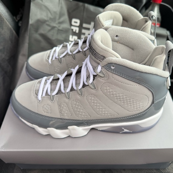 Jordan Other - Gray and White High-Top Sneakers